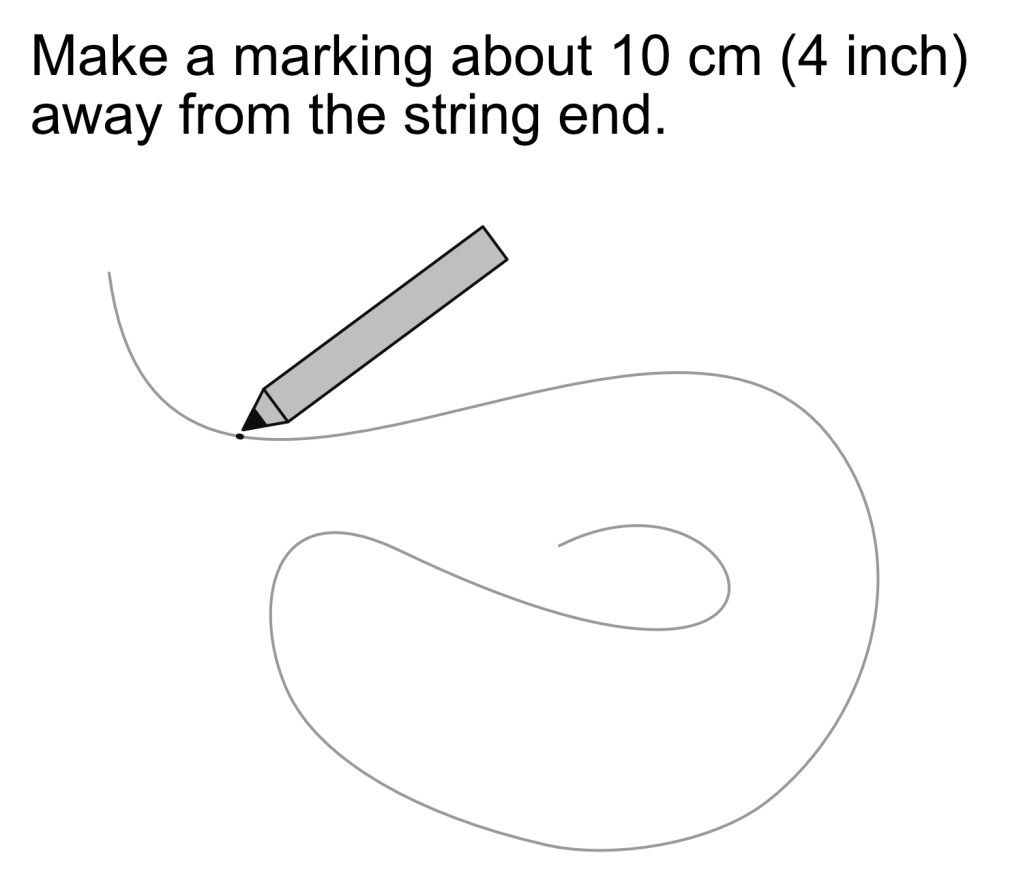 Marking the beginning of a string with a marker.