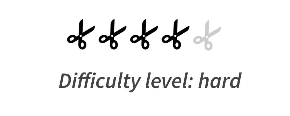 Hard difficulty level project.