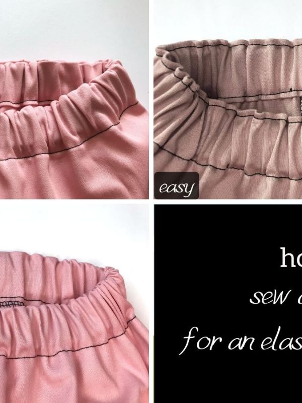 How To Sew A Casing For An Elastic Waistband – 4 Methods