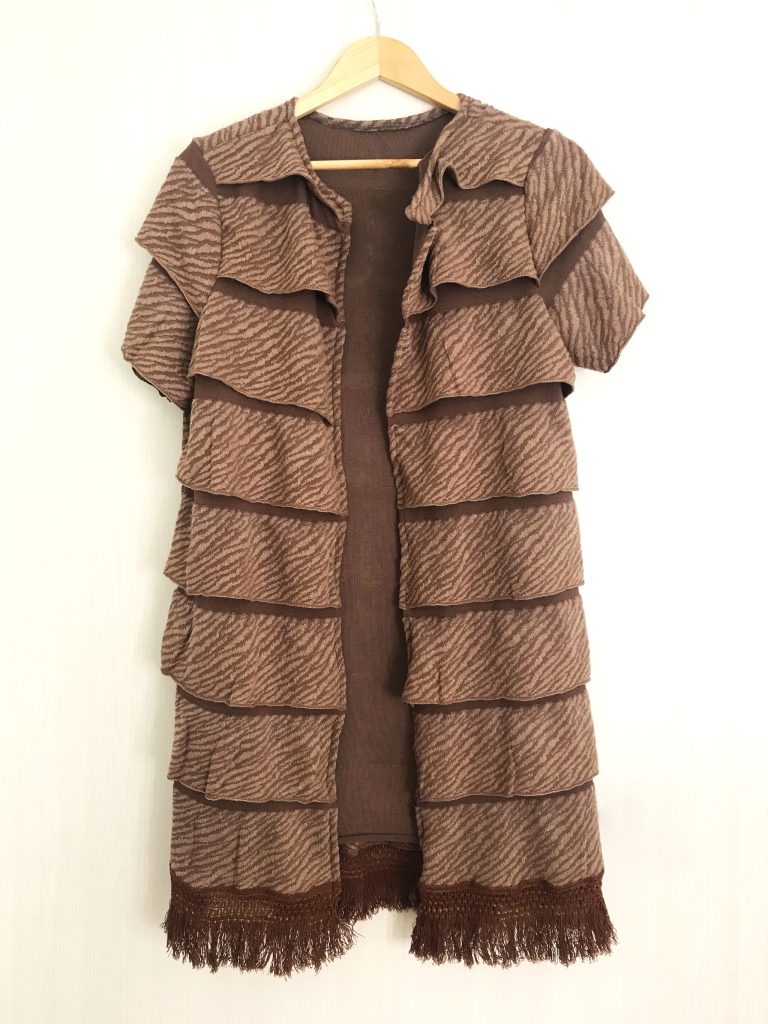 Finished professor Trelawney costume sweater.