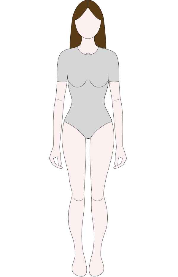 Overall body heigth.