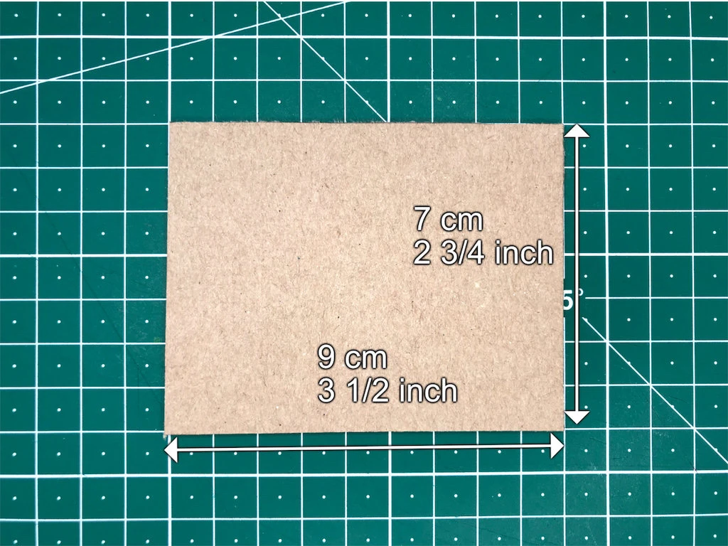 Cardboard for your own bias binding tape maker.