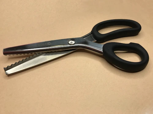 Pinking shears.